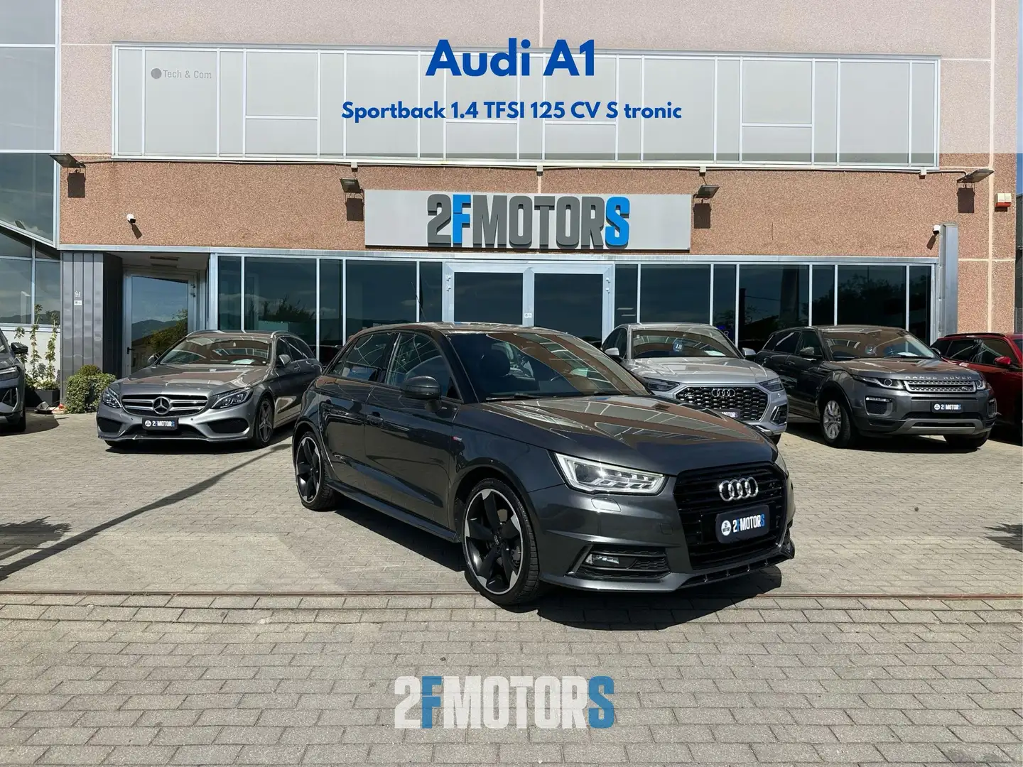Audi A1 SPB 1.4 tfsi S Line Edition plus 122cv s-tronic Gris - 1