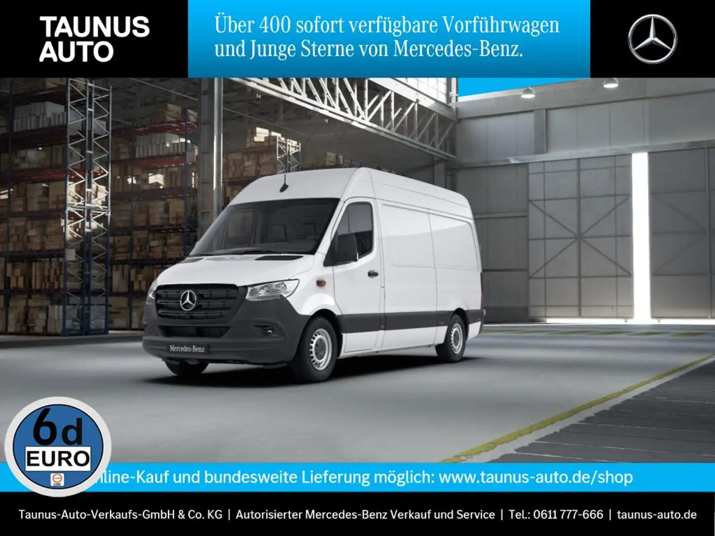 Mercedes-Benz Sprinter 317 Kamera Navi MBUX Klima Tempomat Blanco - 1
