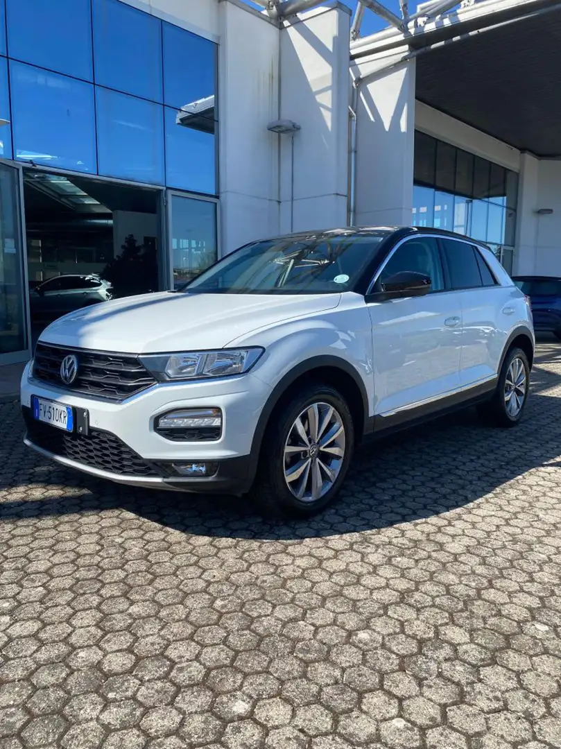 Volkswagen T-Roc 1.0 TSI 115 CV Style NEO PATENTATI Weiß - 2