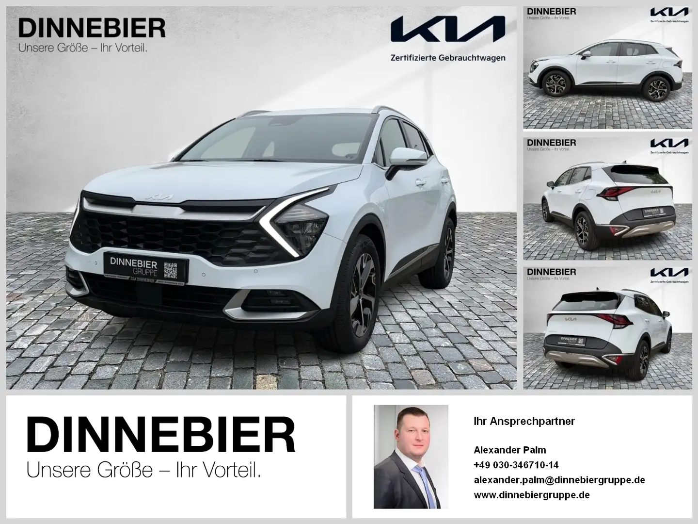 Kia Sportage Ultimate Edition 1.6T LED+Kamera+SHZ Wit - 1