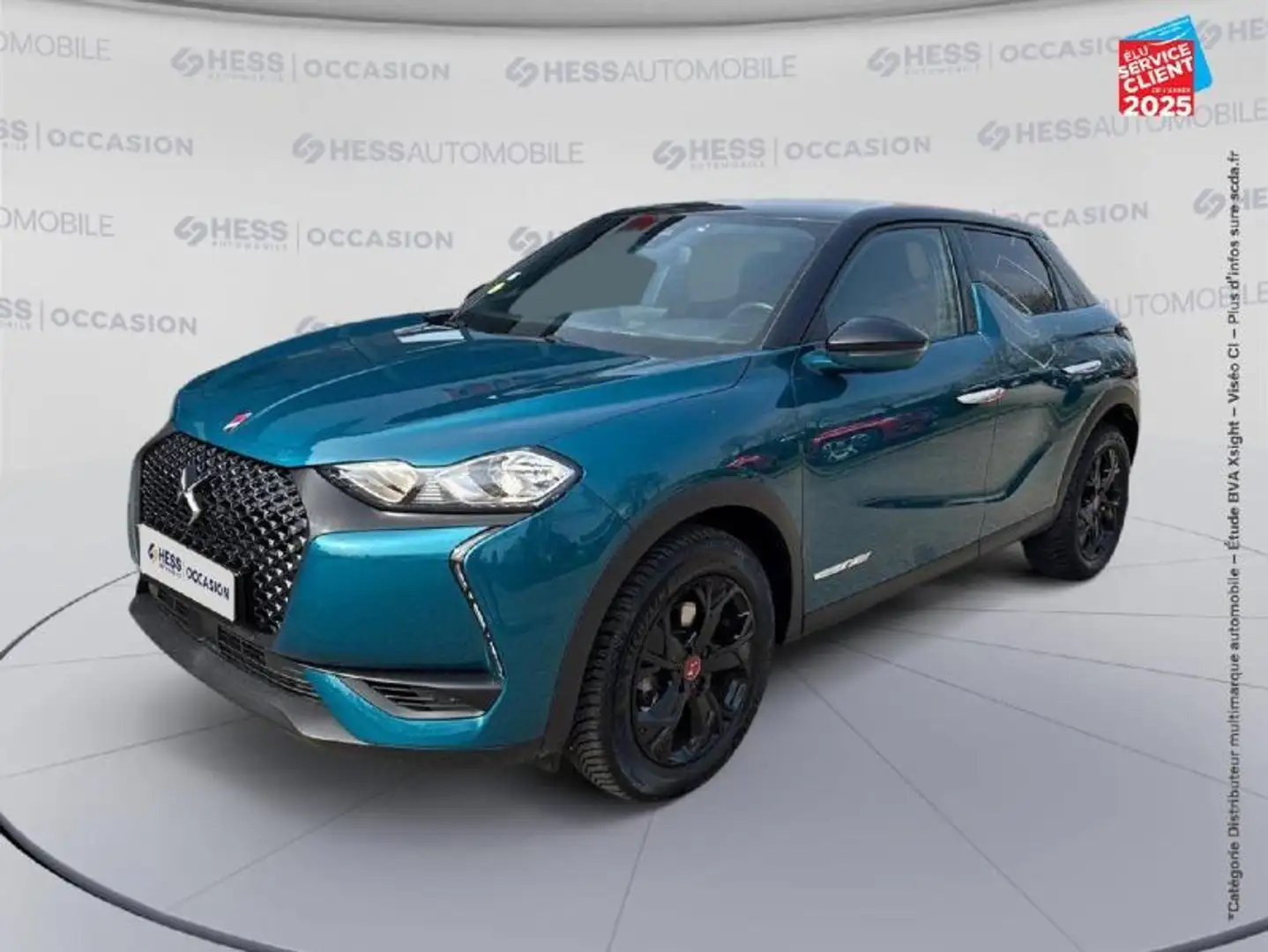 DS Automobiles DS 3 Crossback BlueHDi 130ch Performance Line Automatique 7cv GPS Bleu - 1
