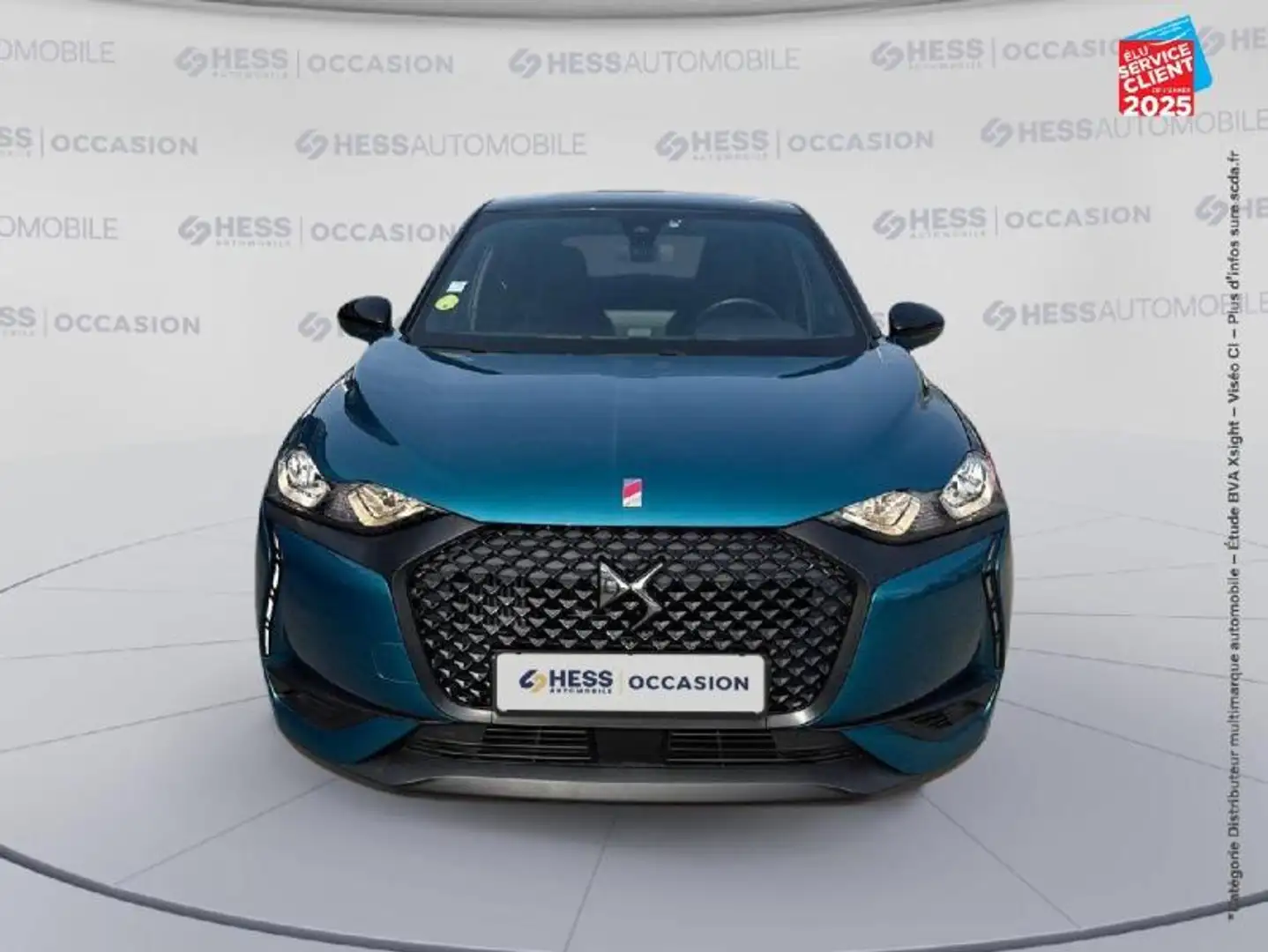 DS Automobiles DS 3 Crossback BlueHDi 130ch Performance Line Automatique 7cv GPS Bleu - 2