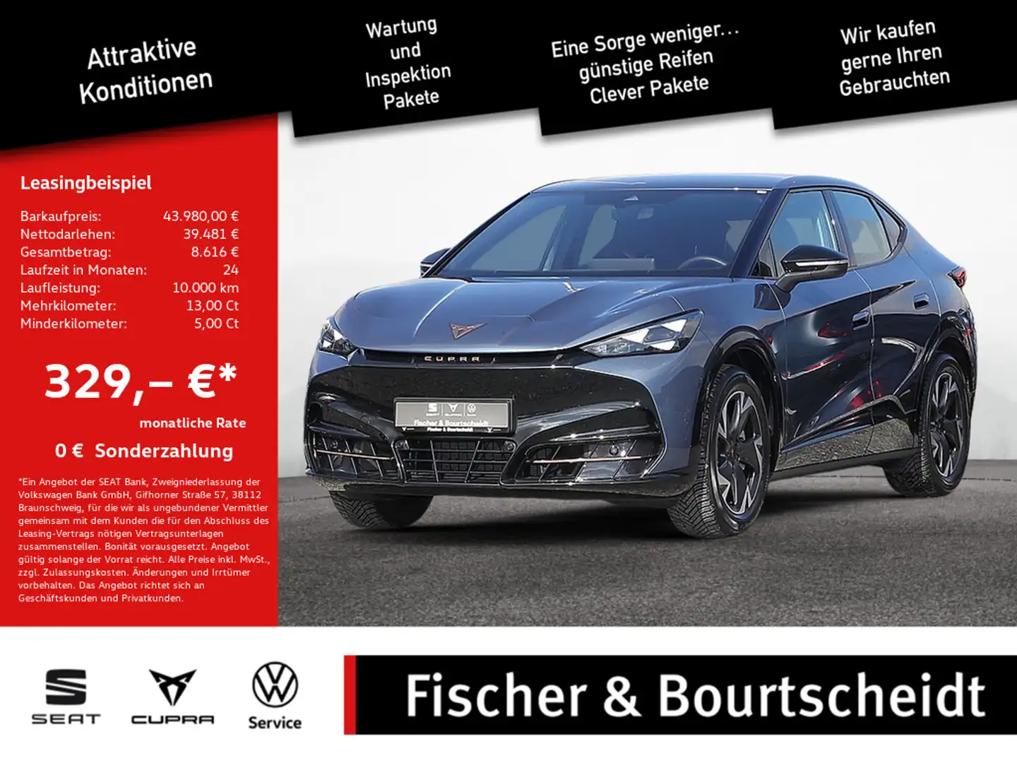 CUPRA Tavascan 210 kW Edge NAV KAM PDC SHZ LED PDC Blau - 1