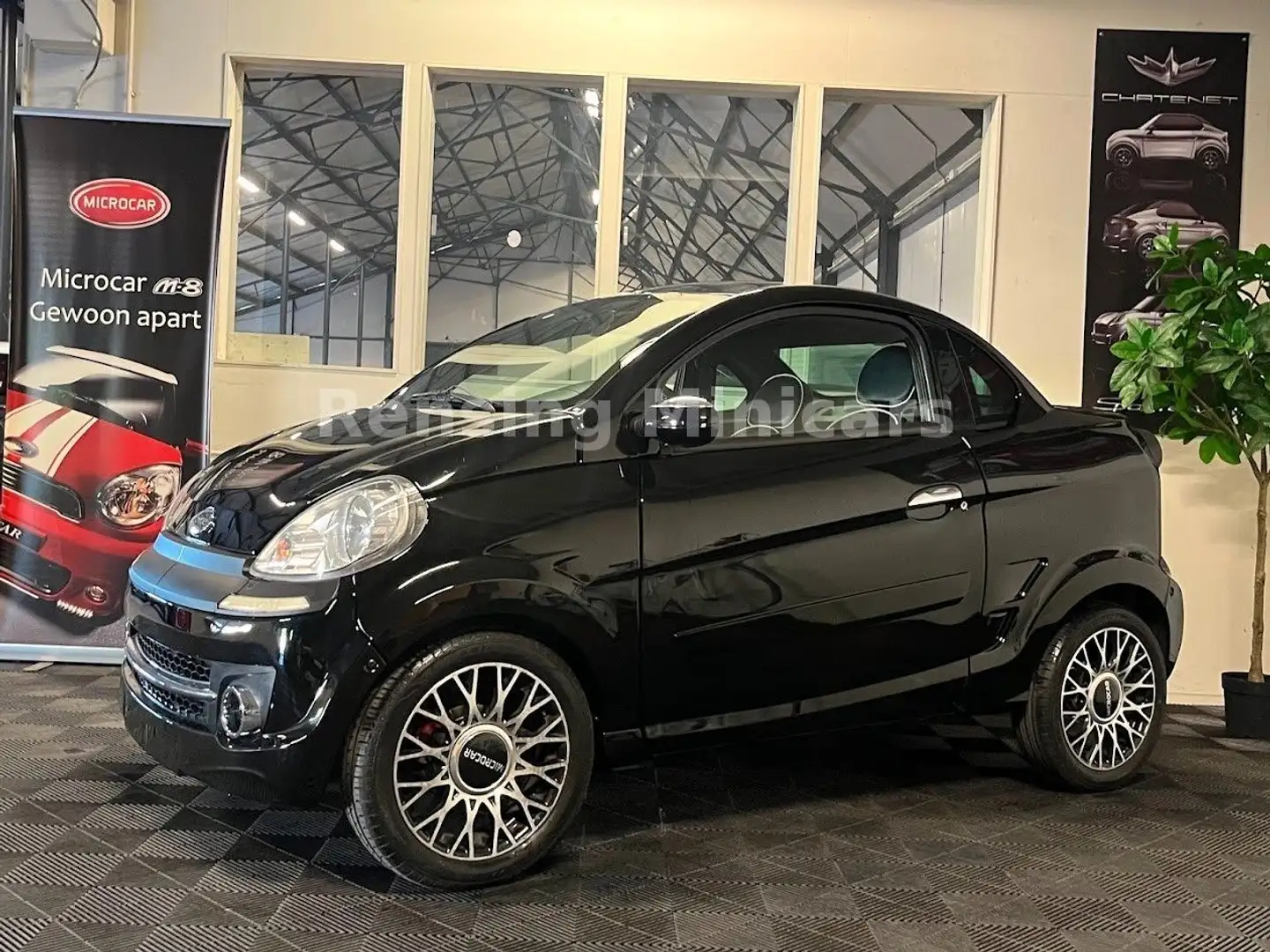 Microcar F8c SPORT Coupe BLACK Mopedauto Minicar 45 KM Negro - 1