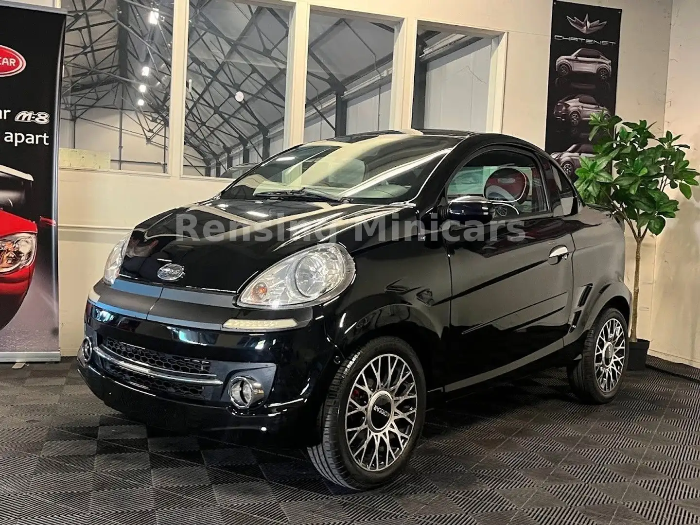 Microcar F8c SPORT Coupe BLACK Mopedauto Minicar 45 KM Negro - 2