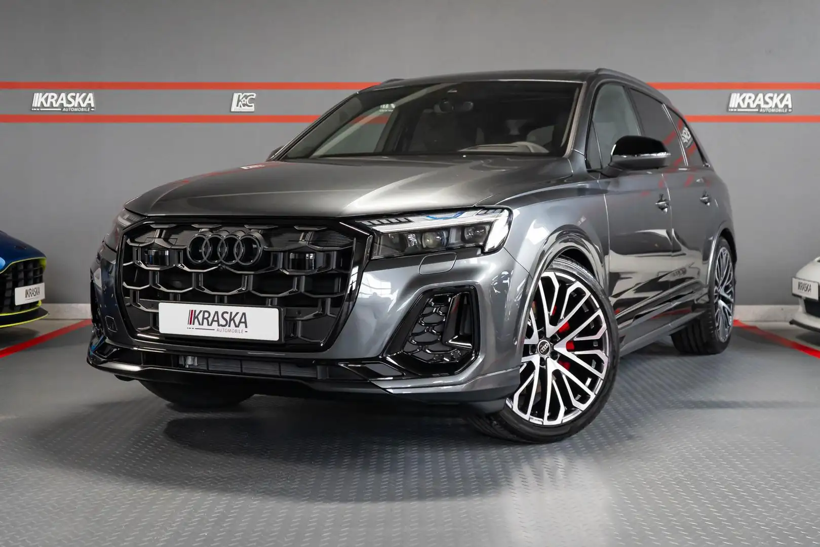 Audi Q7 50 TDI quattro S-line PANO B&O 7-SITZER ABT Gris - 2