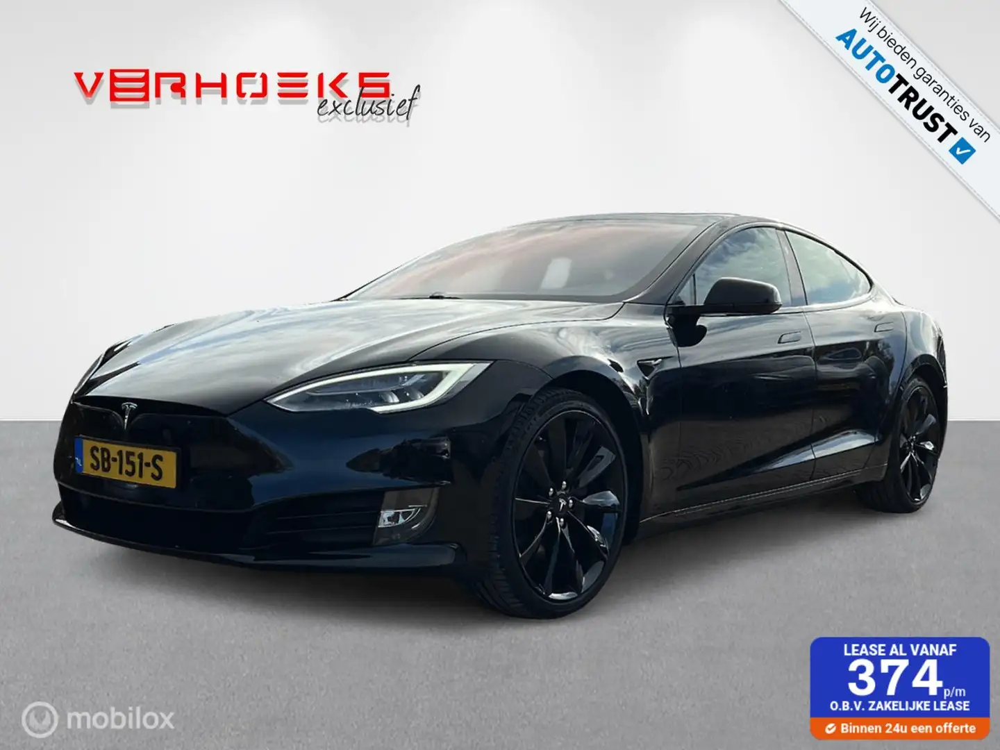 Tesla Model S 100D Black Pack Zwart - 1
