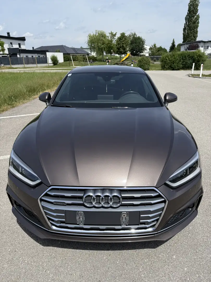 Audi A5 2,0 TDI Quattro Sport S-tronic S-line Braun - 2