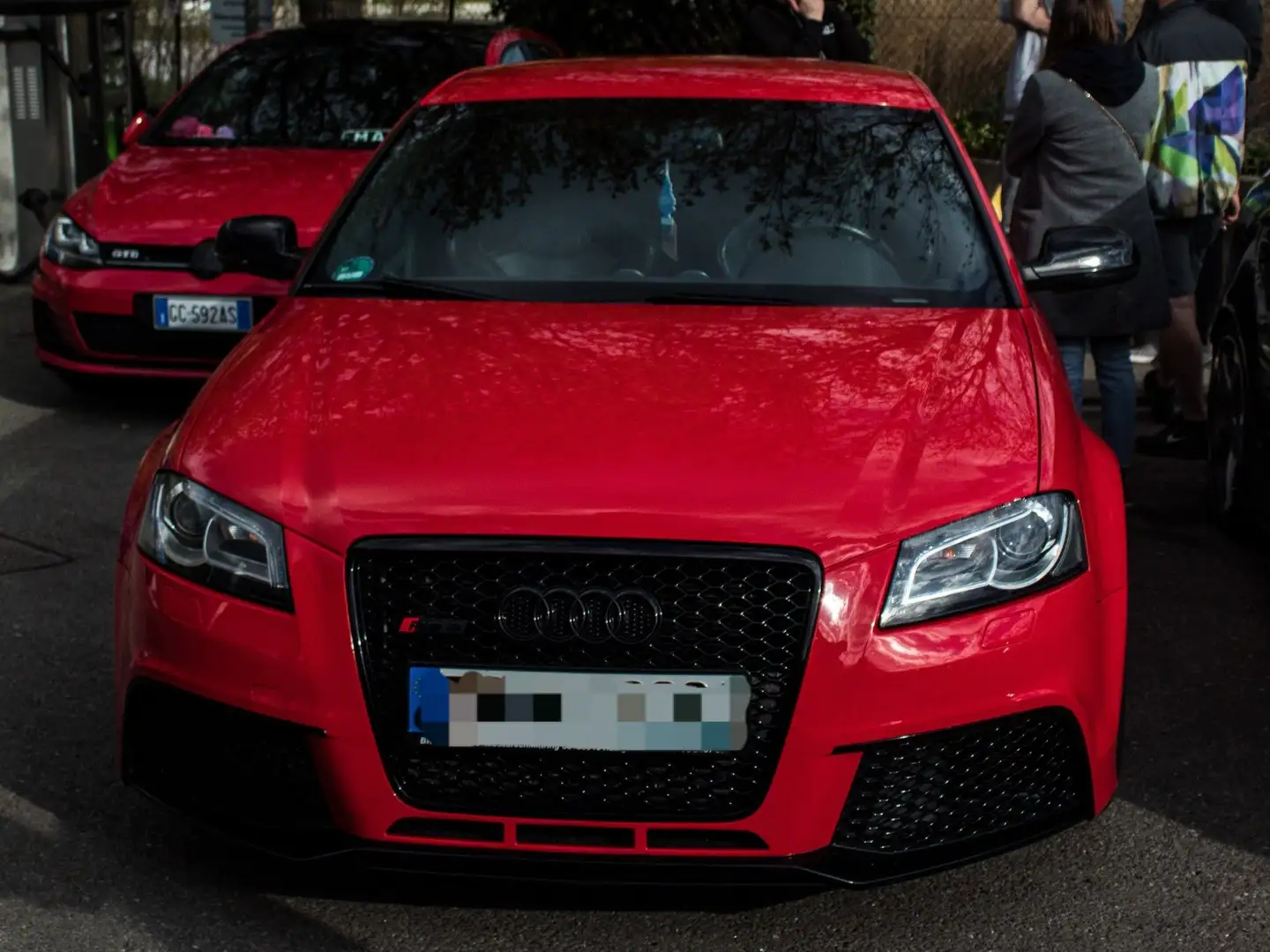 Audi RS3 Sportback S tronic Rosso - 1