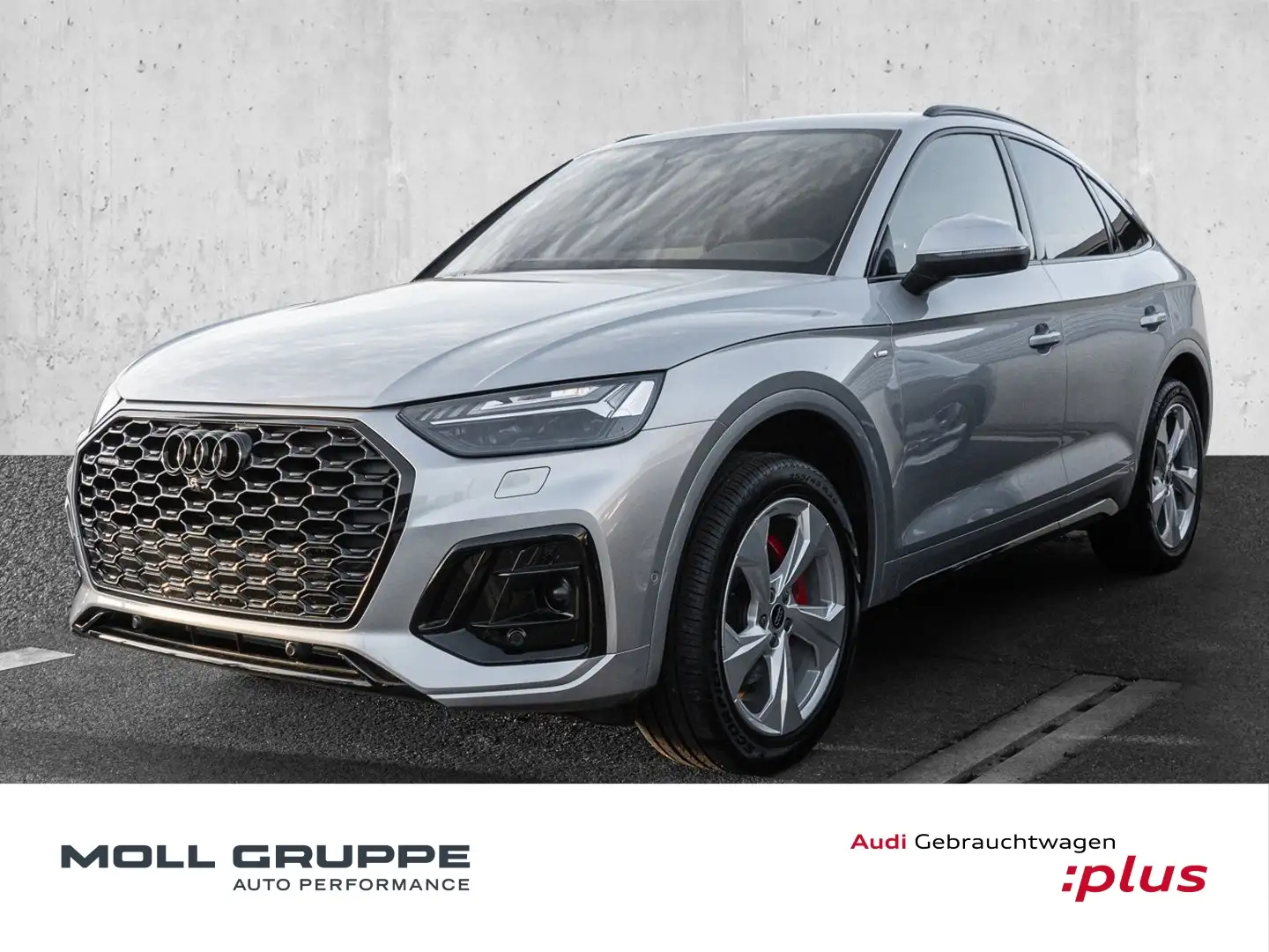 Audi Q5 Sportback 40 TFSI quattro S tronic S line Silber - 1