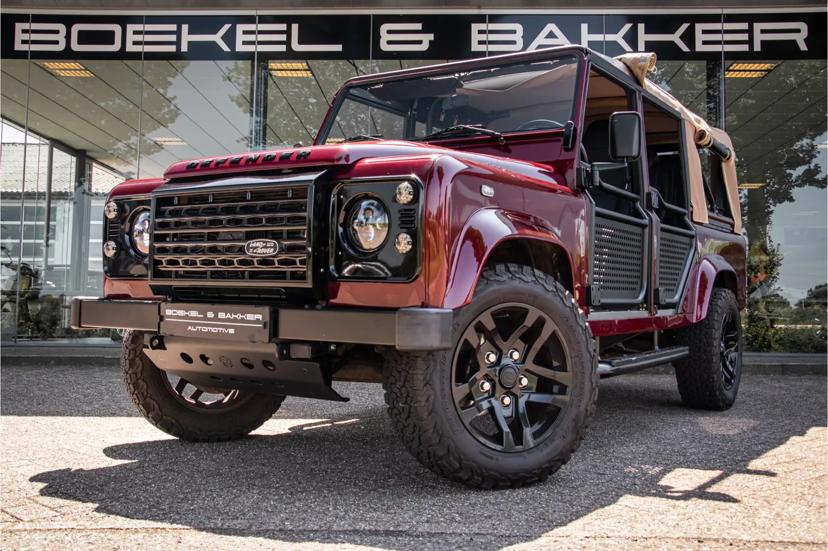 Land Rover Defender SoftTop - Trail Doors - Teak - 7-pers. - Uniek!! Rot - 1