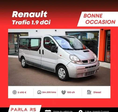 Renault Trafic 1.9 dCi 100ch L2H1 3 places