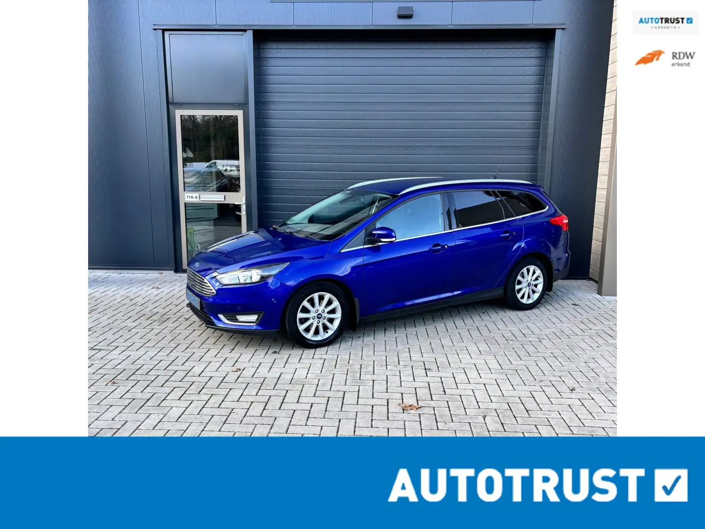 Ford Focus Wagon 125pk Titanium CLIMA | CRUISE CONTROL | CARP Blau - 1