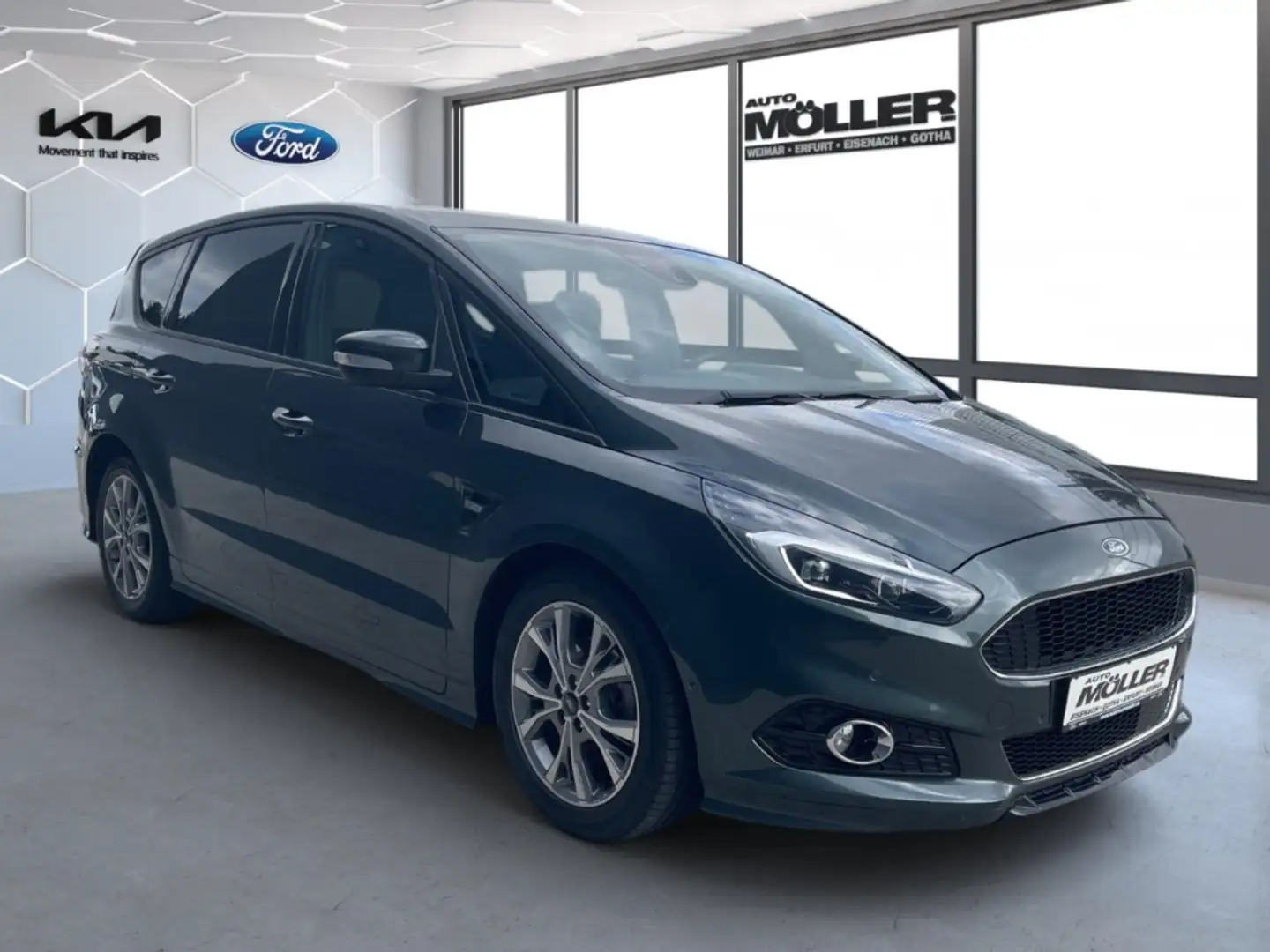 Ford S-Max ST-Line 2.0 Navi LED Blendfreies Fernl. Kurvenlich Verde - 2