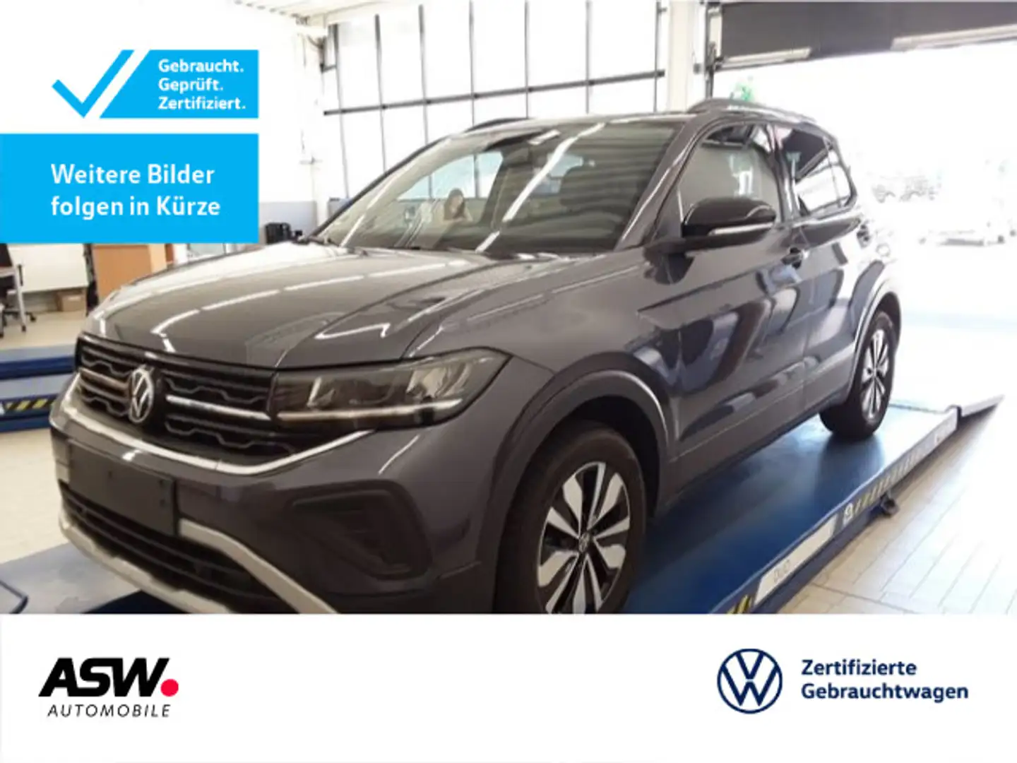 Volkswagen T-Cross Goal 1.5TSI DSG LED Navi PDC ACC SHZ AHK Grau - 1