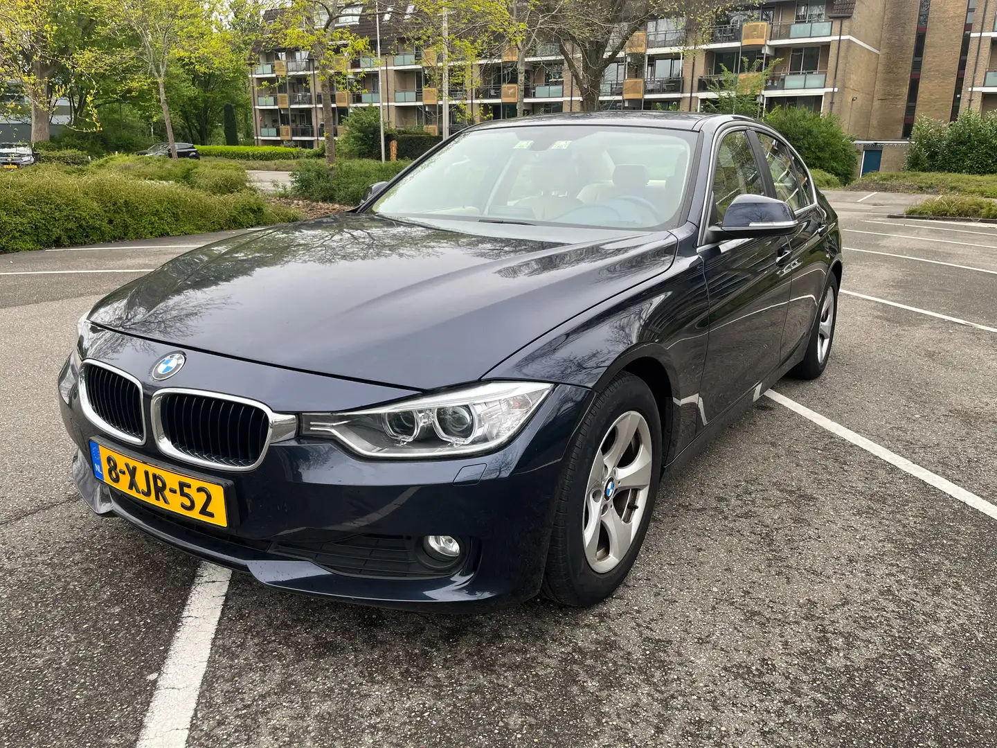 BMW 320 320d EDE Executive Business Beige Leder Blauw - 2