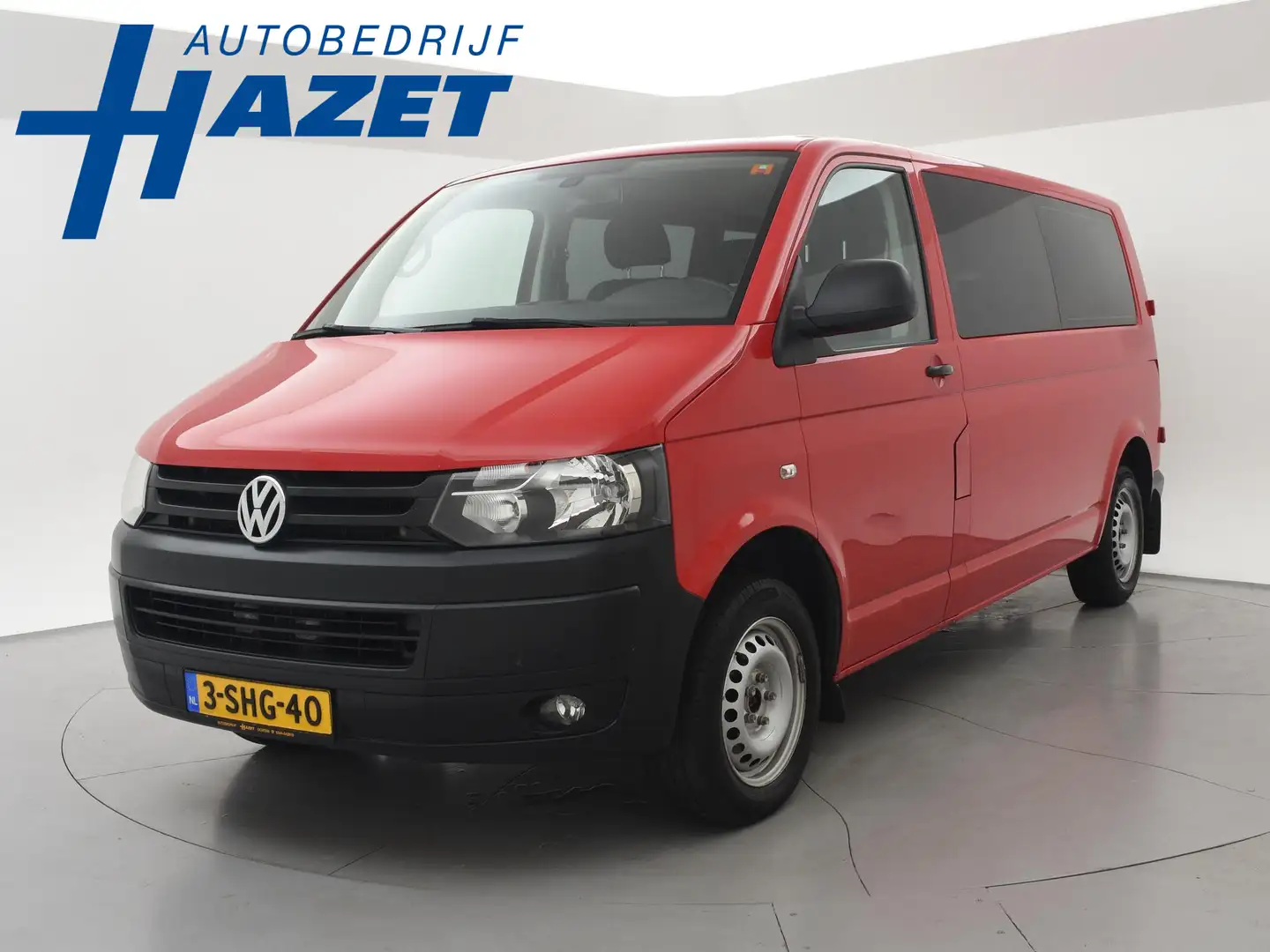 Volkswagen 2.0 TDI 140 PK DSG L2H1 8-PERSOONS BTW/BPM VRIJ + Rood - 1