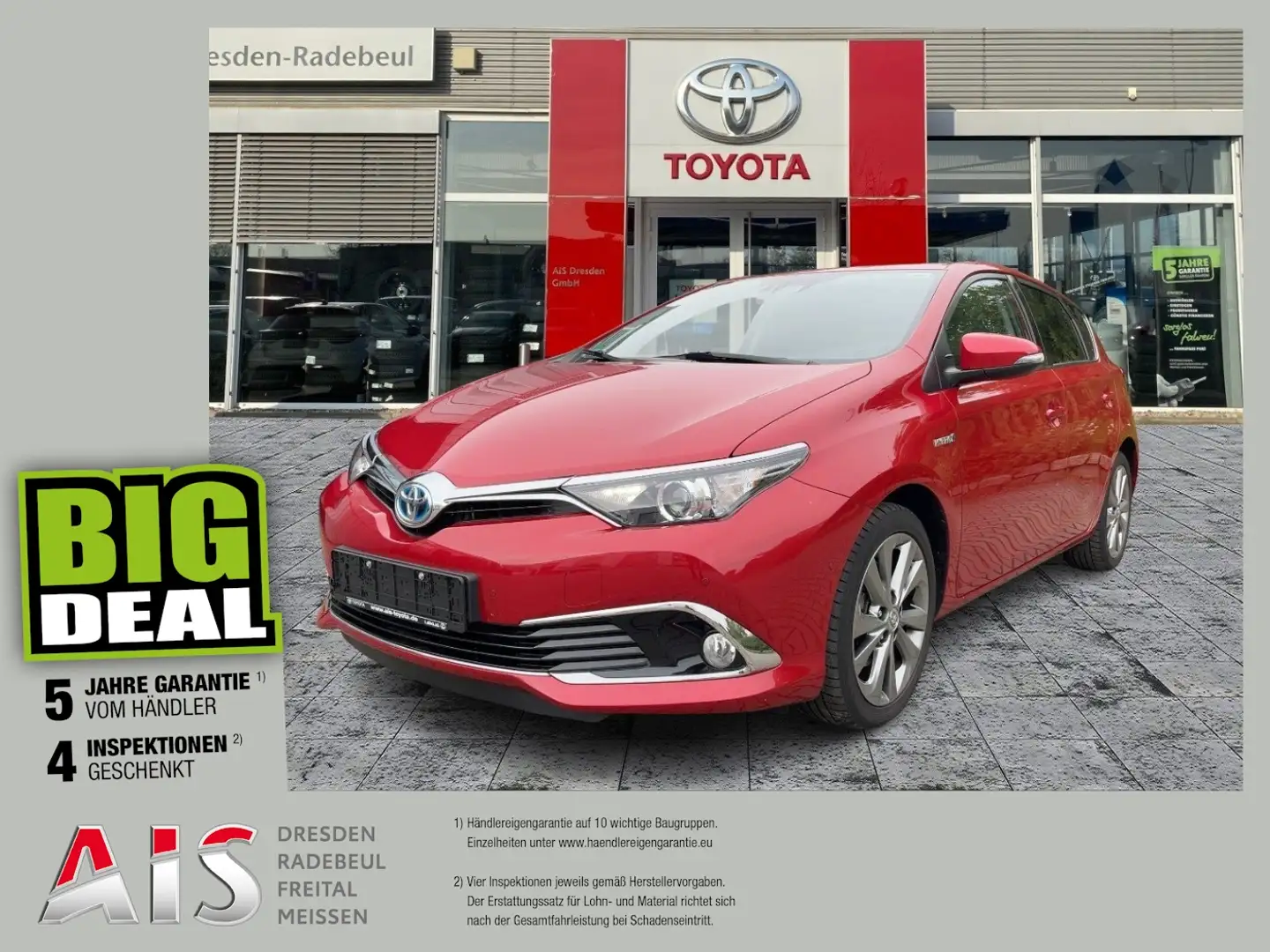 Toyota Auris 1.8 Hybrid Executive DAB*KAM*SHZ* Rosso - 1