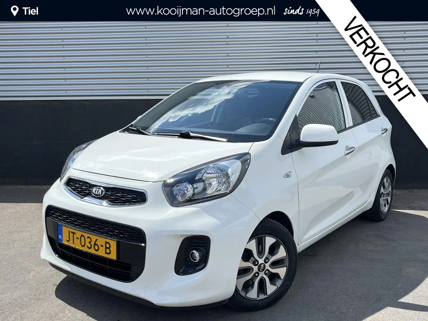 Kia Picanto 1.0 CVVT ComfortPlusLine Navigator Navigatie, Clim Wit - 1