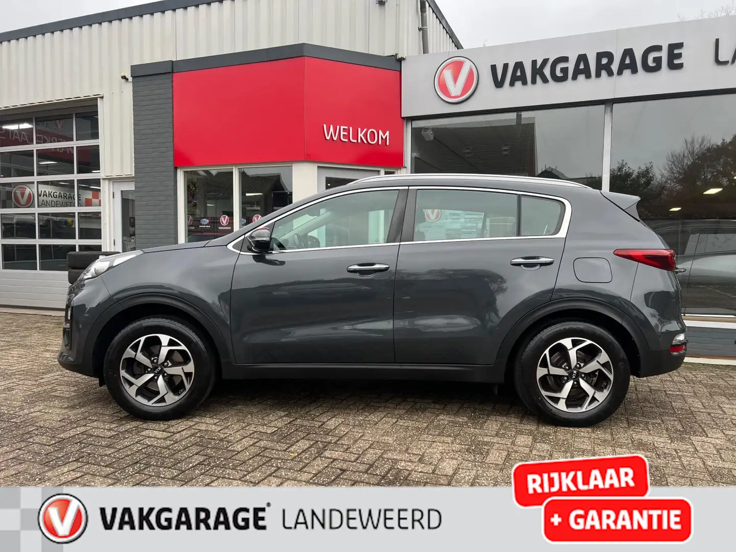 Kia Sportage 1.6 GDI DynamicLine, Navi, Cruise, 1e Eigenaar Gris - 2