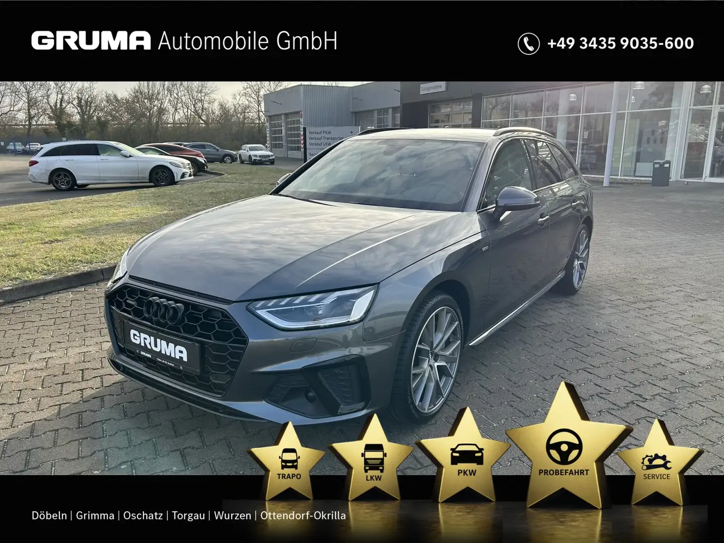 Audi A4 A4 45 quattro TFSI Avant S-Line+ACC+Standhzg+DSP Grau - 1