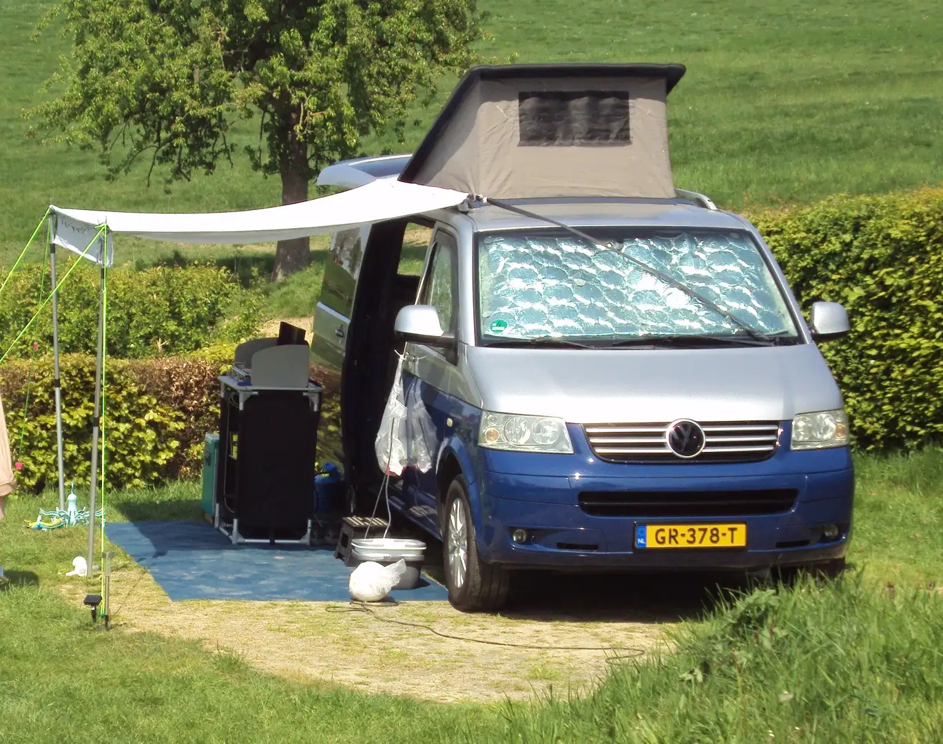 Volkswagen Transporter T5 Transporter Camper Blauw - 1