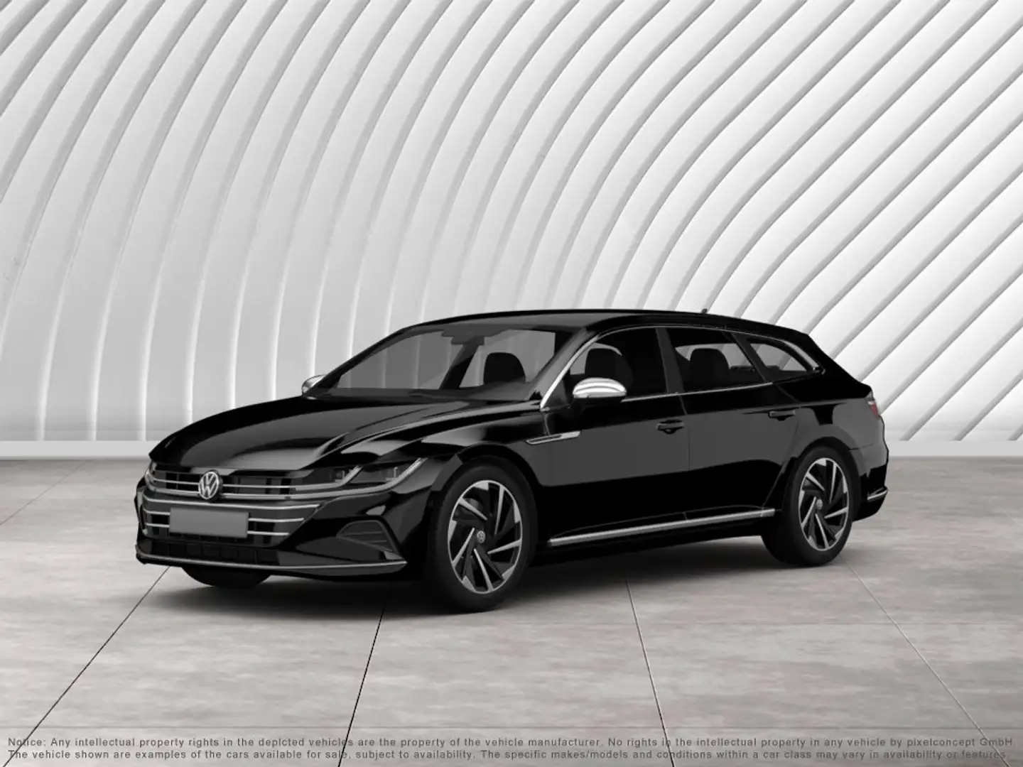 Volkswagen Arteon Shooting Brake R-Line PANO ACC RFK NAVI Schwarz - 1