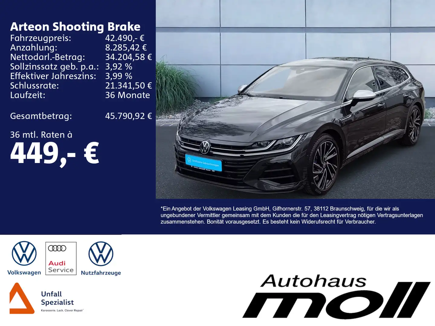 Volkswagen Arteon R Head-up-Display, Leder, Gris - 2