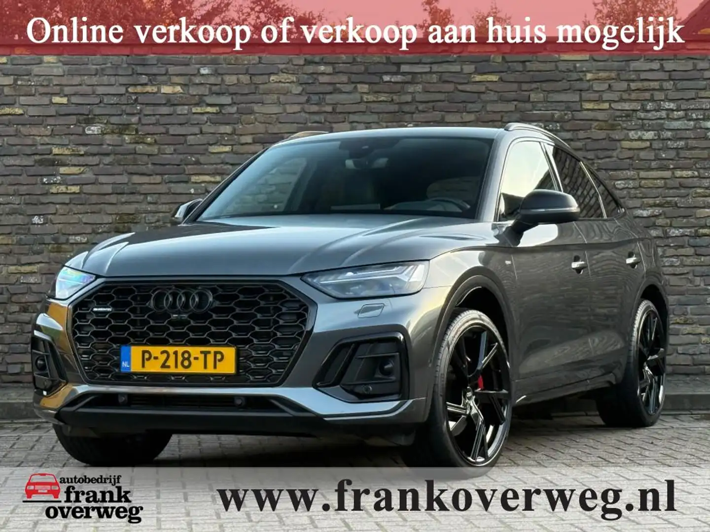 Audi Q5 55 TFSI e S-line Luchtvering Trekhaak Head Up ACC Grijs - 1