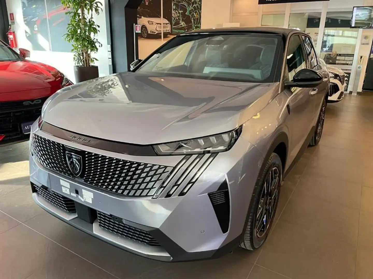 Peugeot 3008 Hybrid 136 e-DCS6 GT Gris - 2