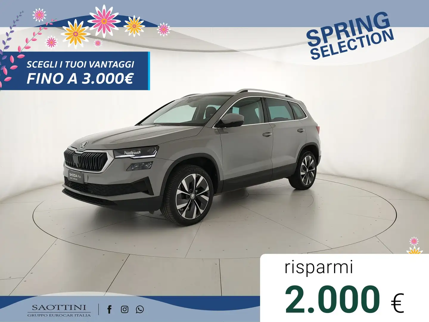 Skoda Karoq 2.0 TDI evo Style 115 CV DSG Grigio - 1