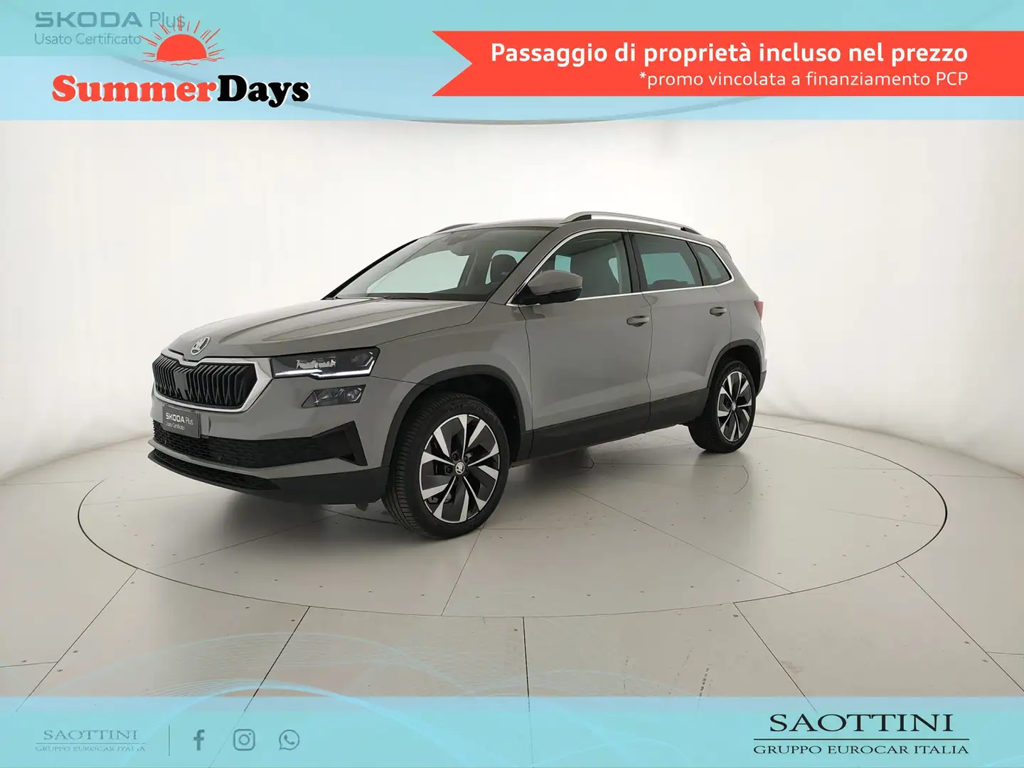 Skoda Karoq 2.0 TDI evo Style 115 CV DSG Grijs - 1