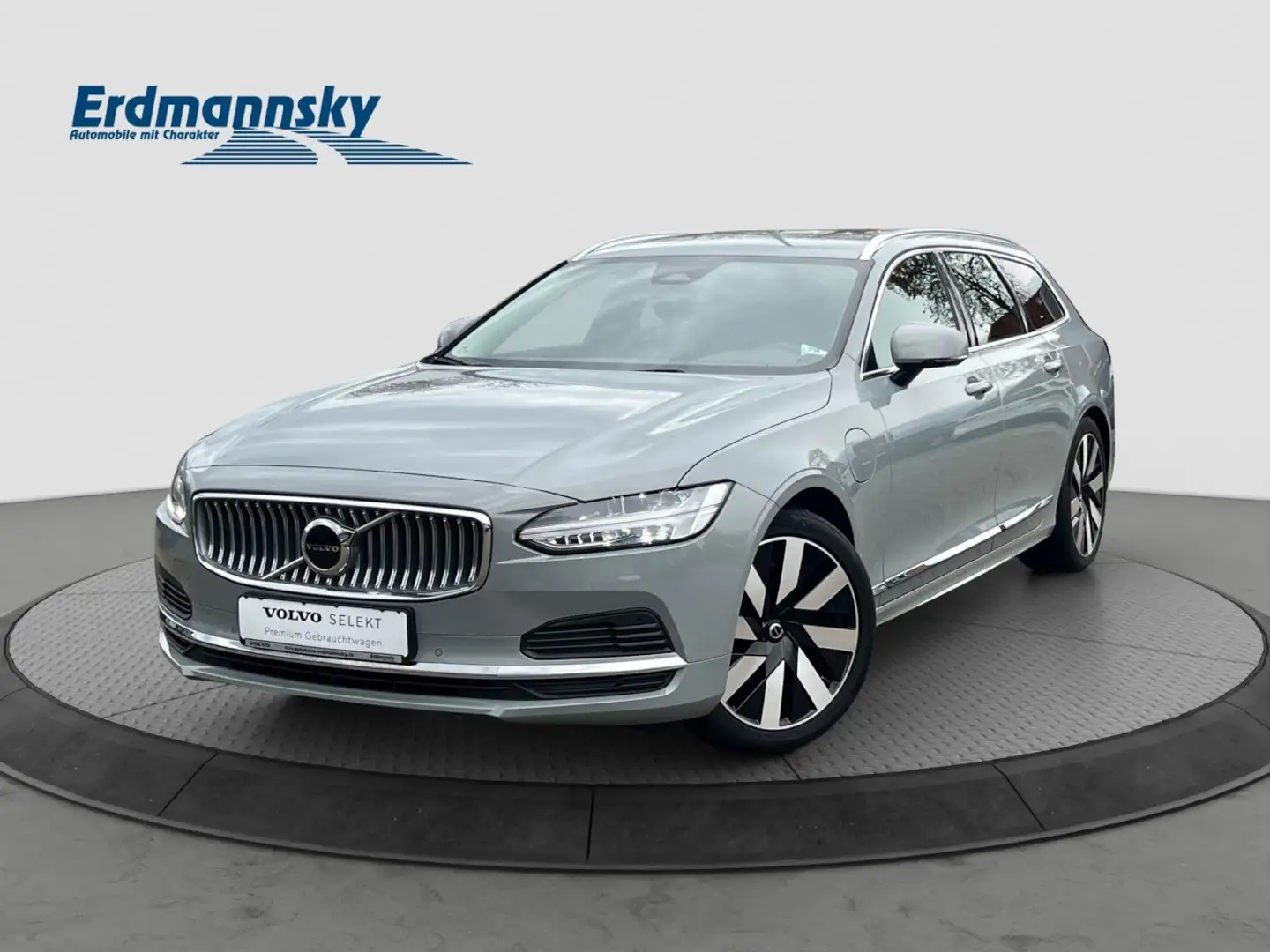 Volvo V90 T6 Plus Bright Plug-In Hybrid AWD/AHK/StHz Klima Grau - 1