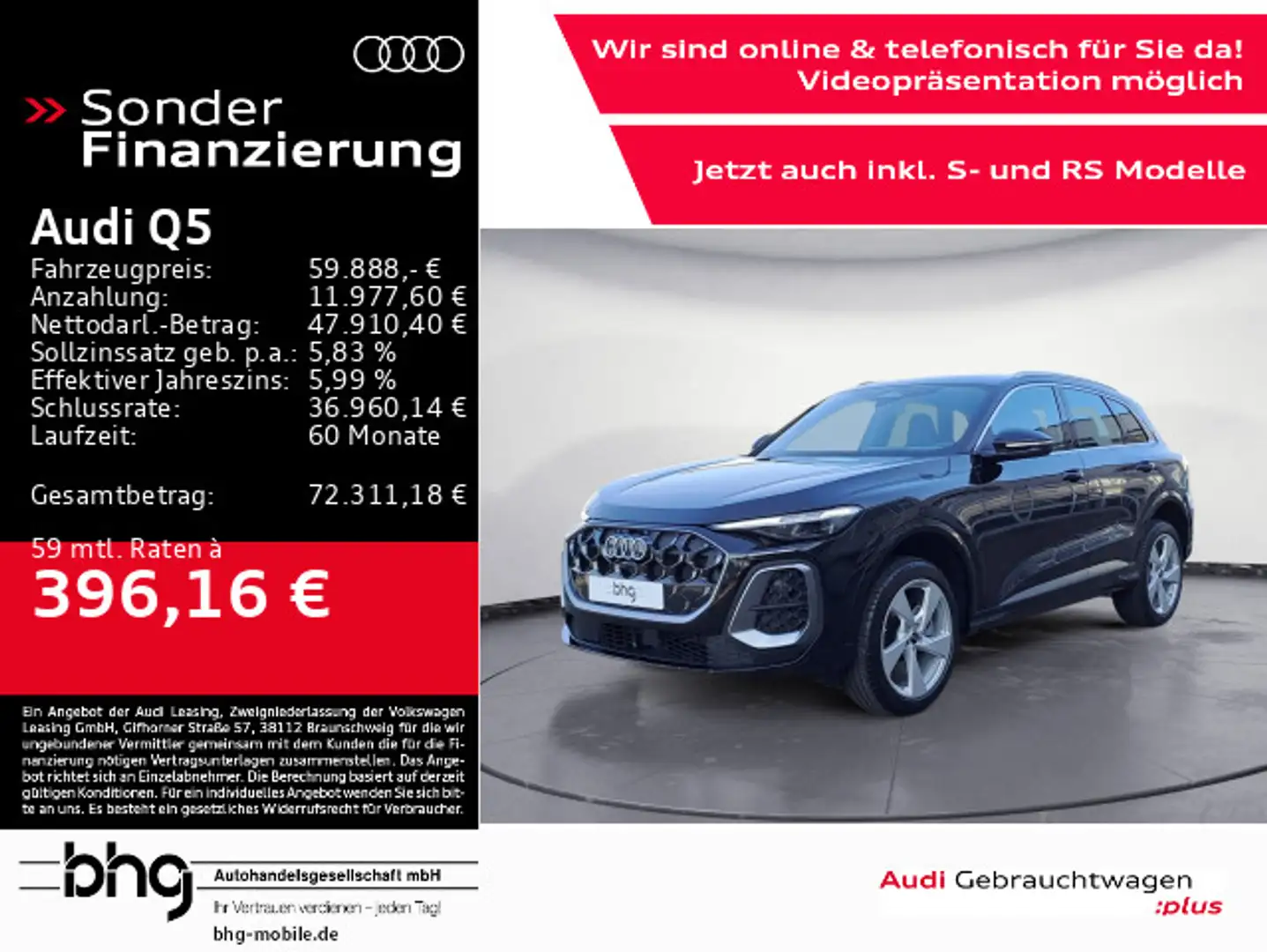 Audi Q5 SUV TDI quattro S tronic *neues Modell* Noir - 1