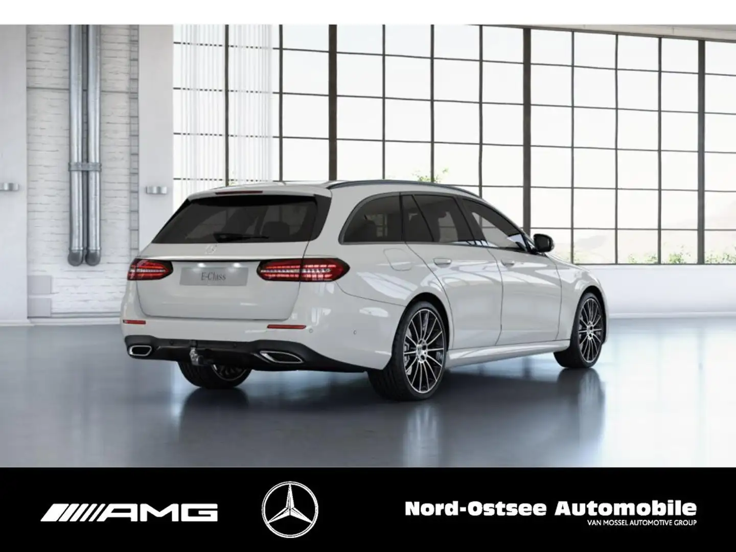 Mercedes-Benz E 400 d 4M T AMG MBUX PANO BURMESTER SHZ NIGHT Blanc - 2