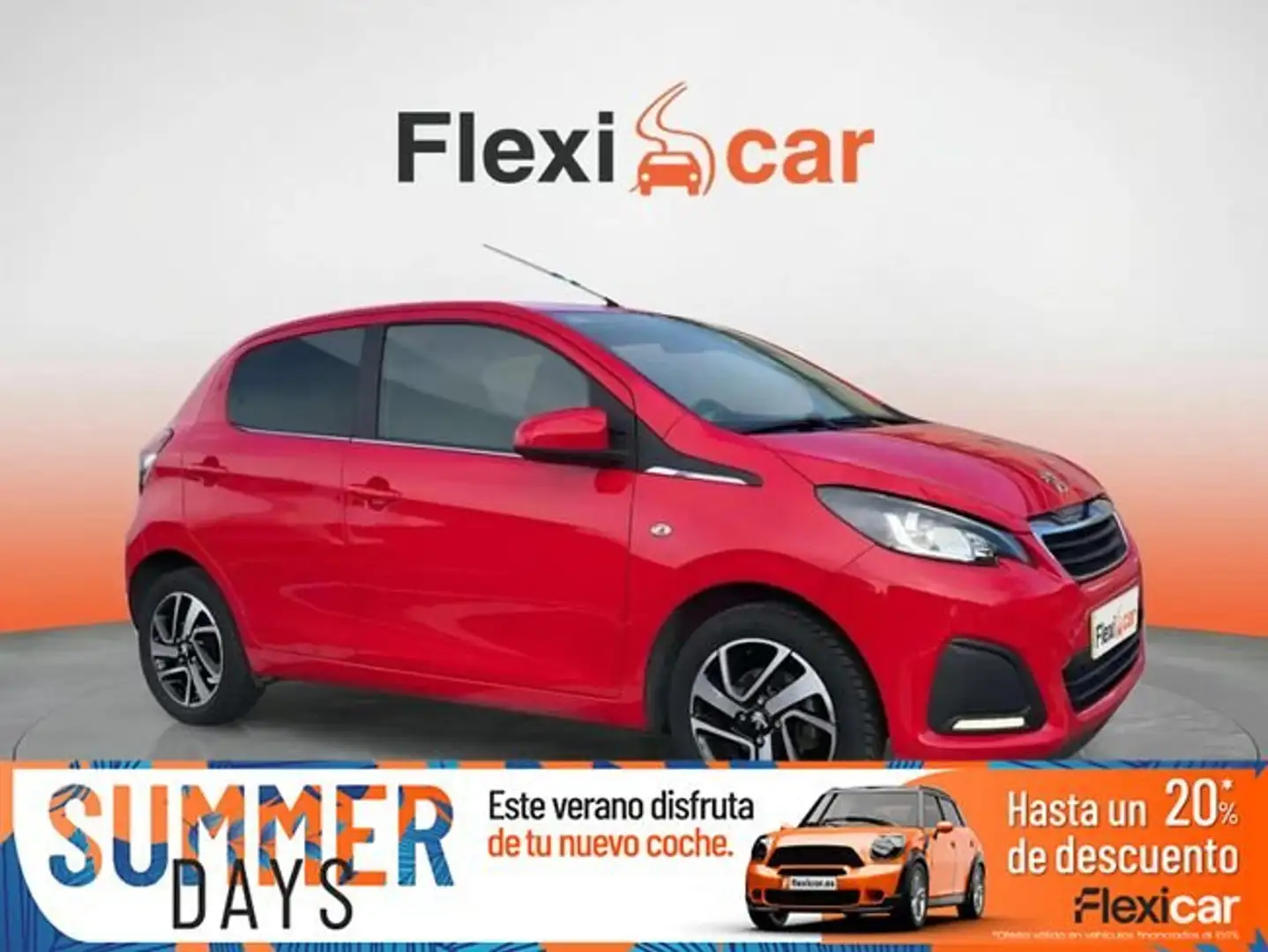 Peugeot 108 1.2+PureTech+82 Rojo - 1