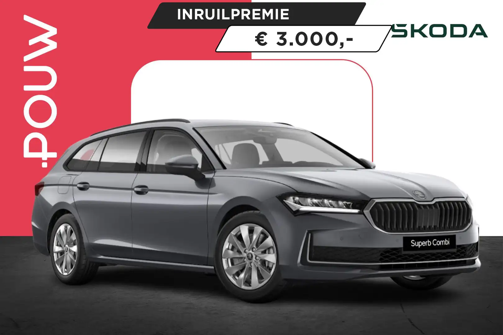 Skoda Superb Combi 1.5 TSI 204pk PHEV Edition | Trekhaak Wegkla Grijs - 1