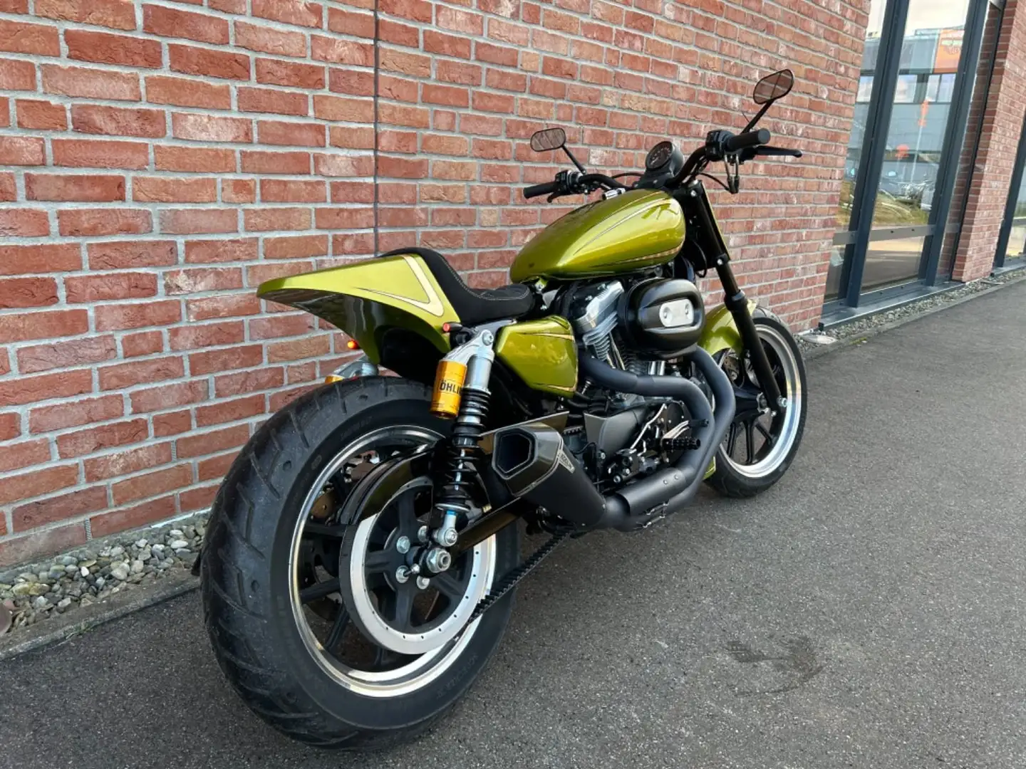 Harley-Davidson XL 883 Harley-Davidson Sportster XL883L KODLIN CUSTOM Verde - 1