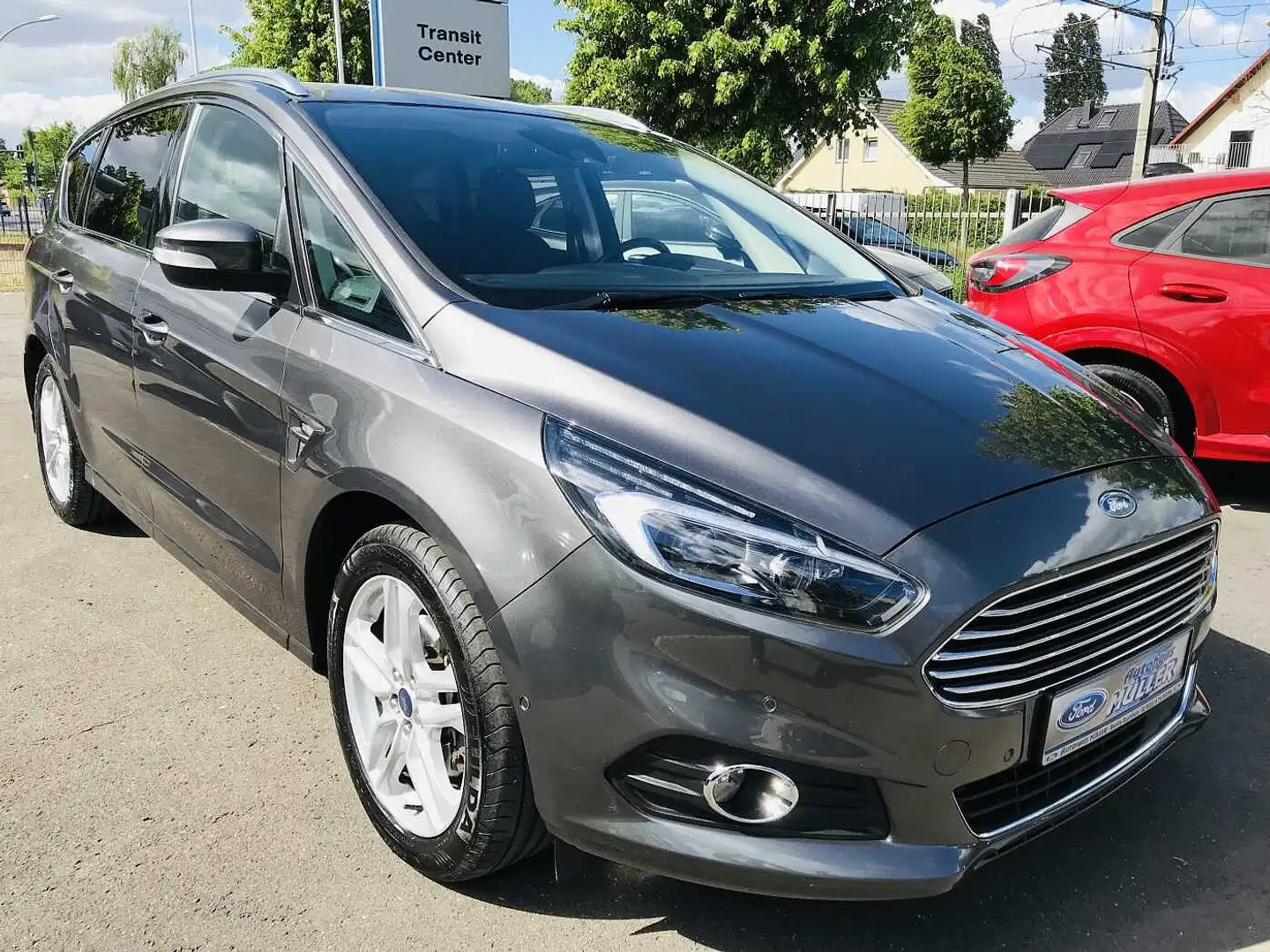 Ford S-Max 1.5EcoB.''Titanium''LED-SW,ACC,el.Klappe Grijs - 1