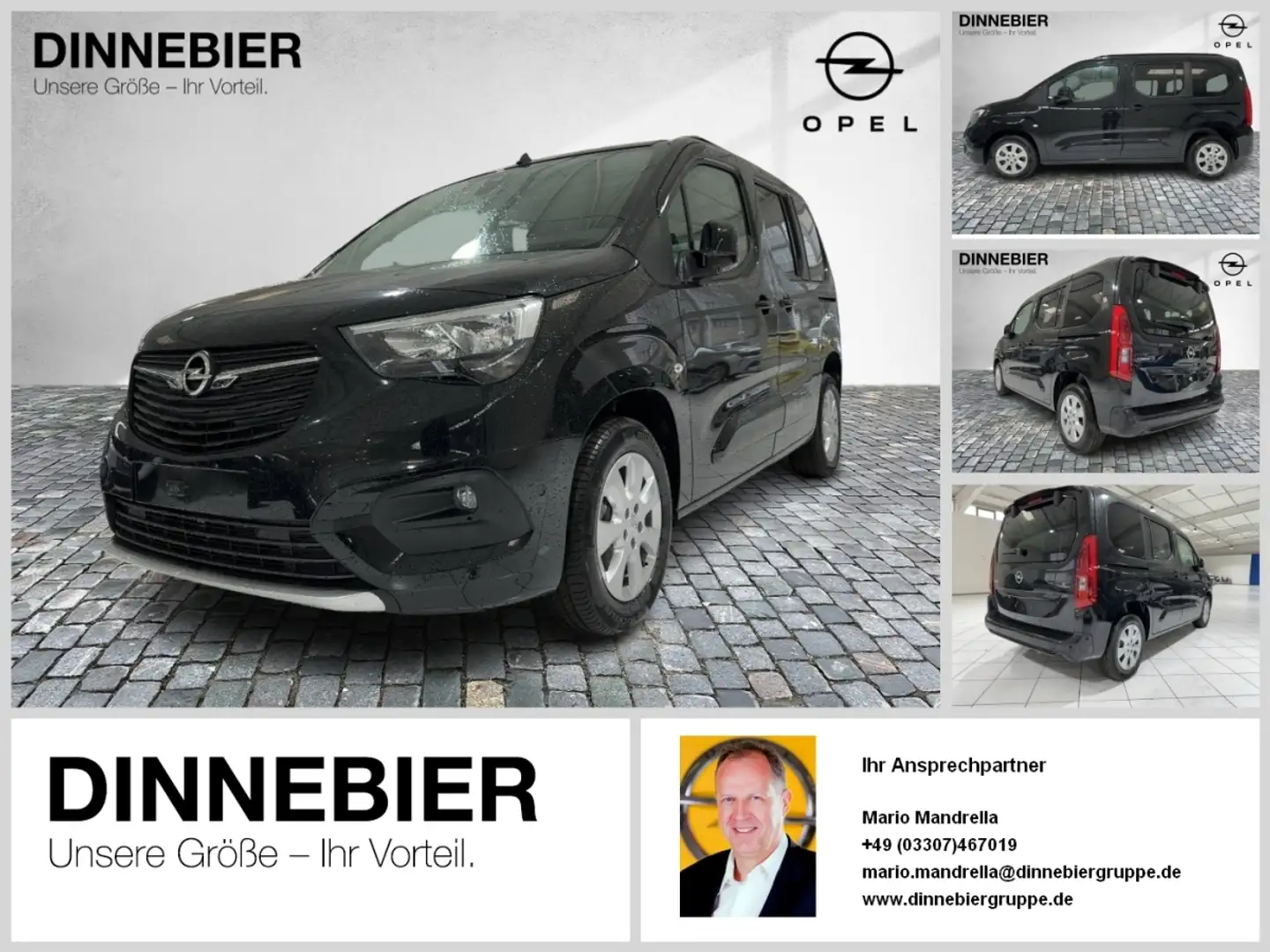 Opel Combo Life Ultimate ParkAss. W-Paket Navi Schwarz - 1