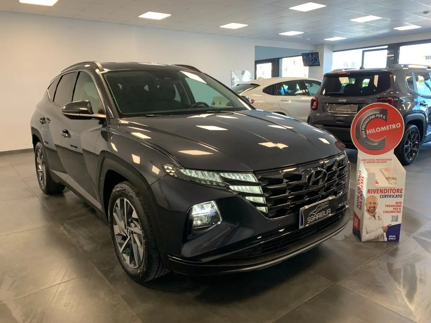 Hyundai TUCSON 1.6 CRDI XLine STRAFULL Gris - 1