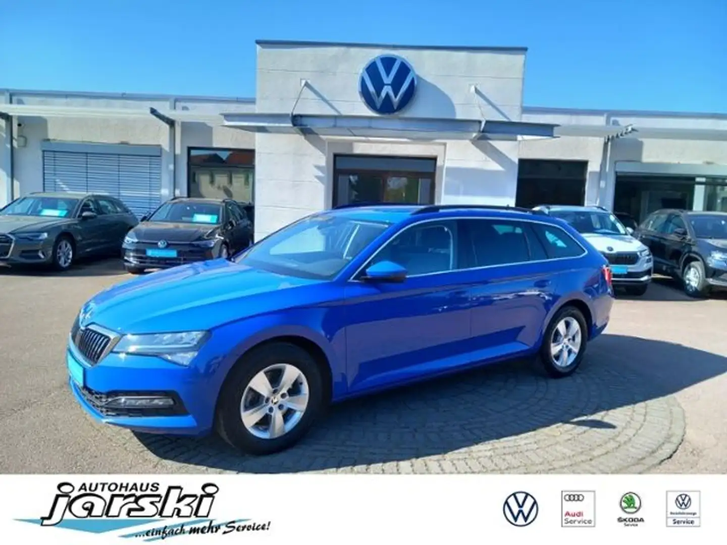 Skoda Superb Combi 1.5 TSI Ambition,DSG,Navi,SmartLink Blauw - 1