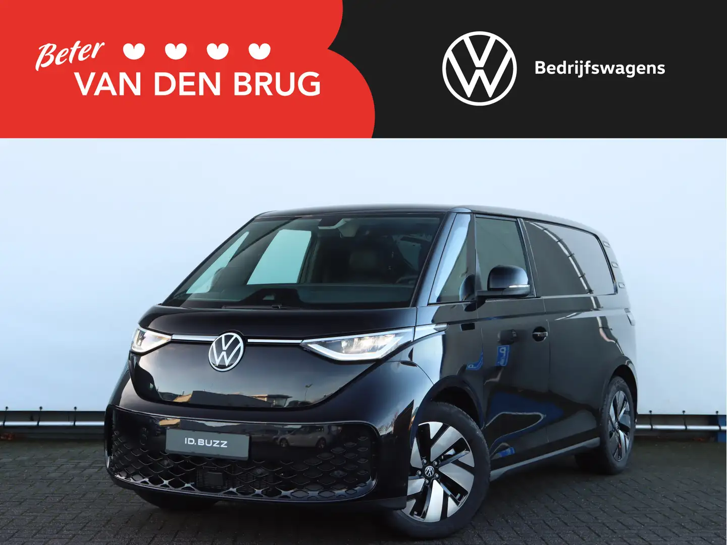 Volkswagen ID. Buzz Cargo ID.Buzz L1H1 77 kWh 204 pk | SEBA SUBSIDIE | ACC | Zwart - 1