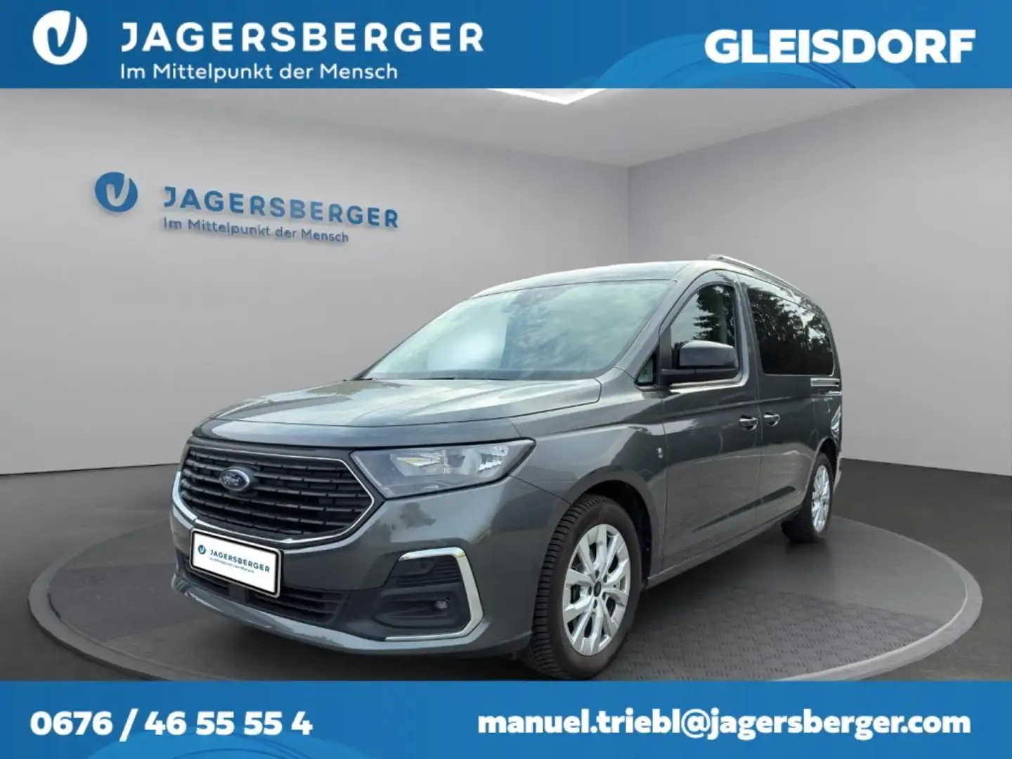 Ford Grand Tourneo Connect 2,0 EcoBlue L2 Titanium Aut. Grau - 2