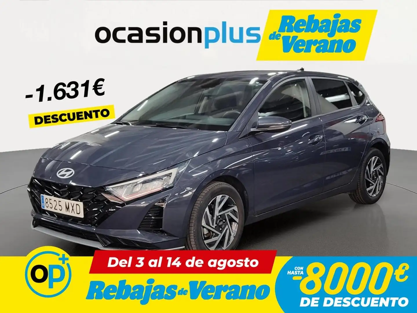 Hyundai i20 1.0 TGDI Klass 48V 100 Gris - 1