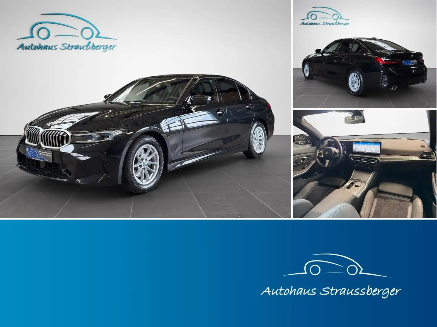 BMW 320 d Lim. M-Sport ACC Kamera HiFi Kzu NP:70.000€ Černá - 1