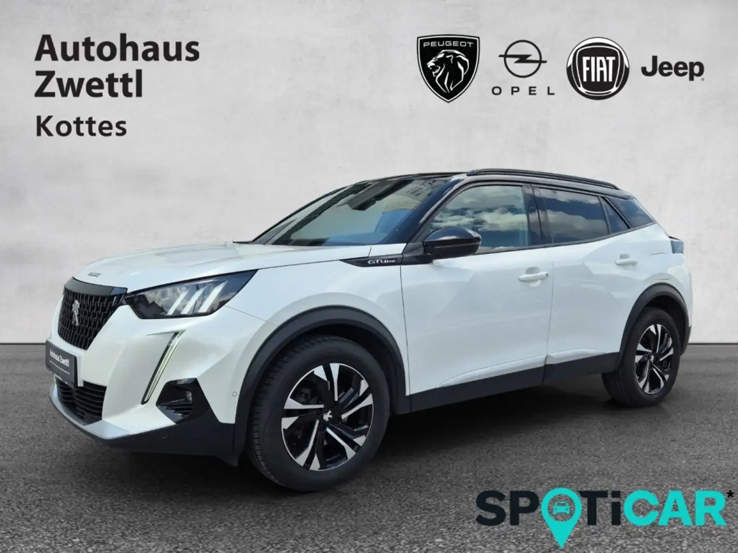 Peugeot 2008 BlueHDi 130 S&S GT Line EAT8 *LED*NAVI*SHZ*RFK* Weiß - 1