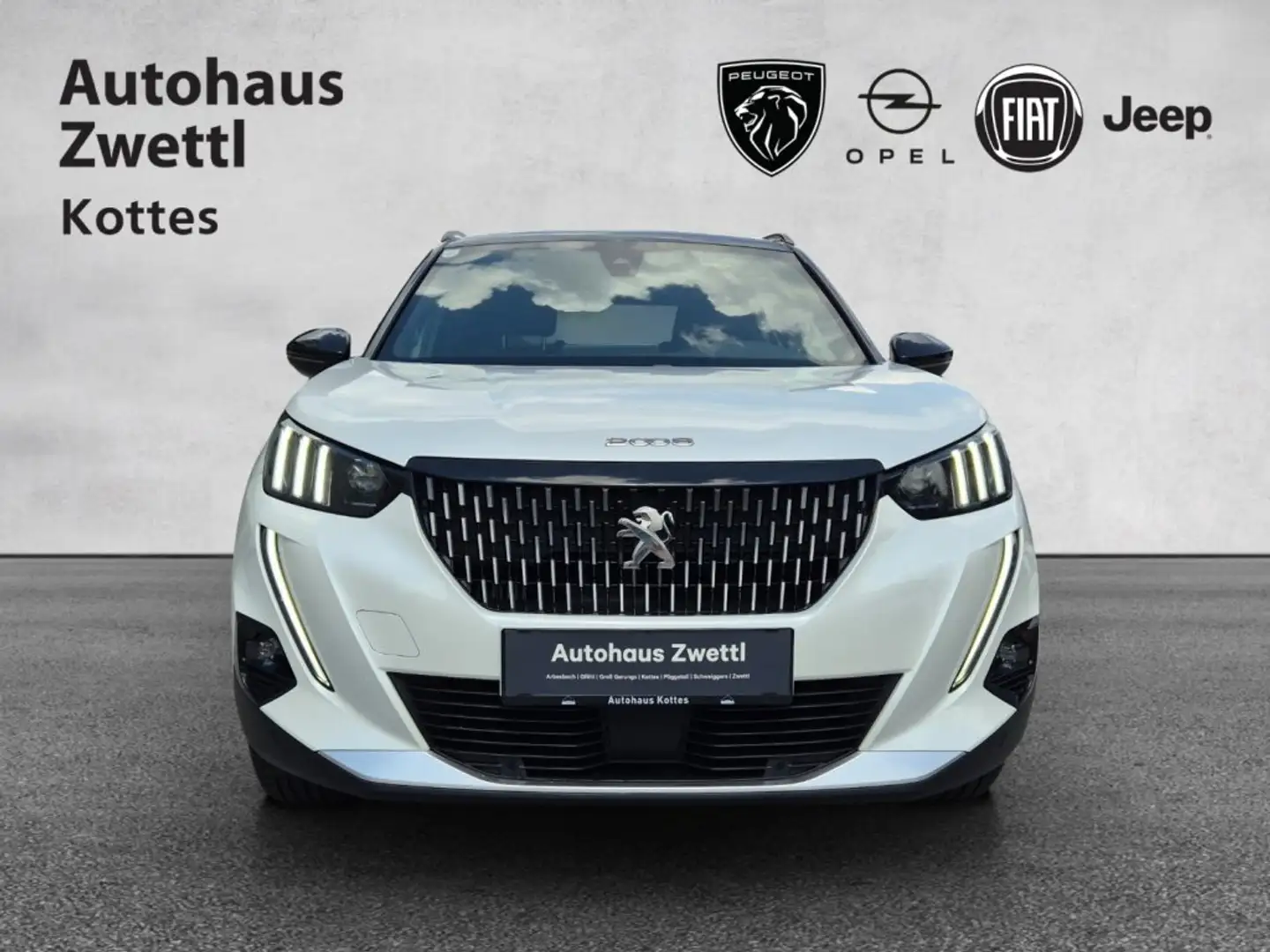 Peugeot 2008 BlueHDi 130 S&S GT Line EAT8 *LED*NAVI*SHZ*RFK* Weiß - 2