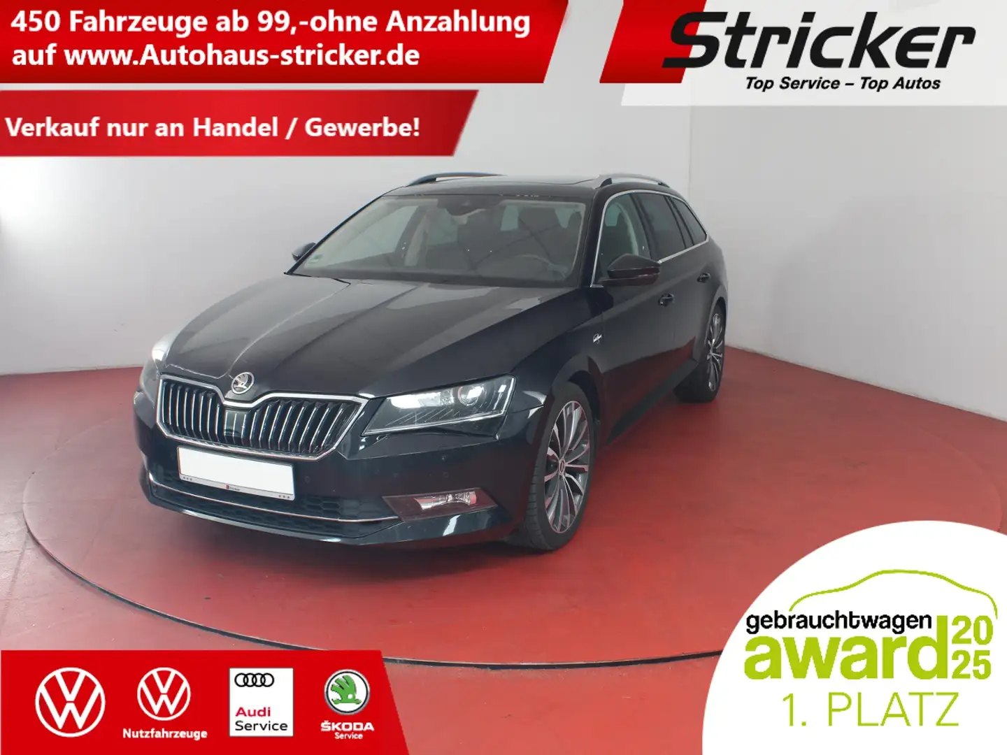 Skoda Superb Combi L&K 1.8TSI DSG TÜV bis 11/25 Kamera Pano St Schwarz - 1