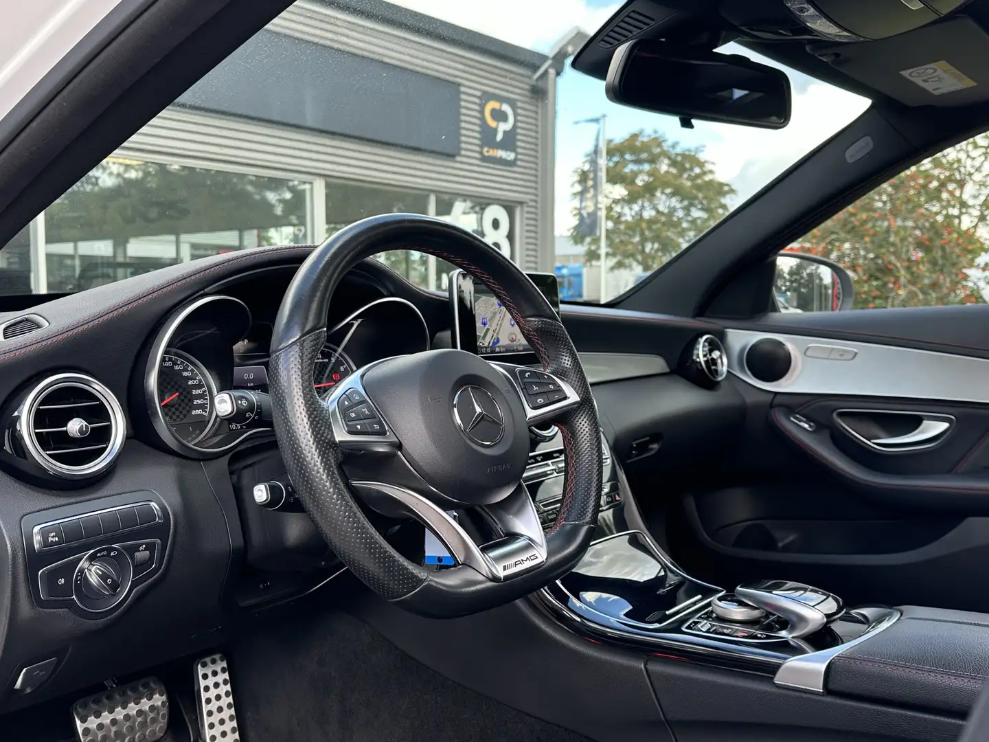 Mercedes-Benz C 43 AMG 4MATIC | Panodak | Performance uitlaat | 367 pk | Wit - 2